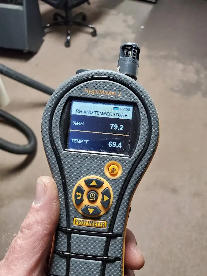 Moisture meter humidity assessment for Fire & Smoke Damage Restoration in Highland